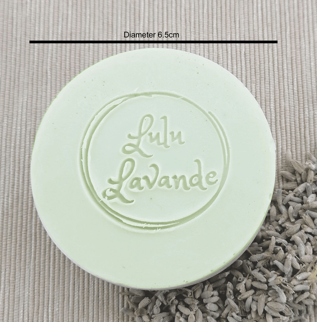 100g Savon Lulu Lavande à l'huile essentielle de lavandin et à l'argile verte française